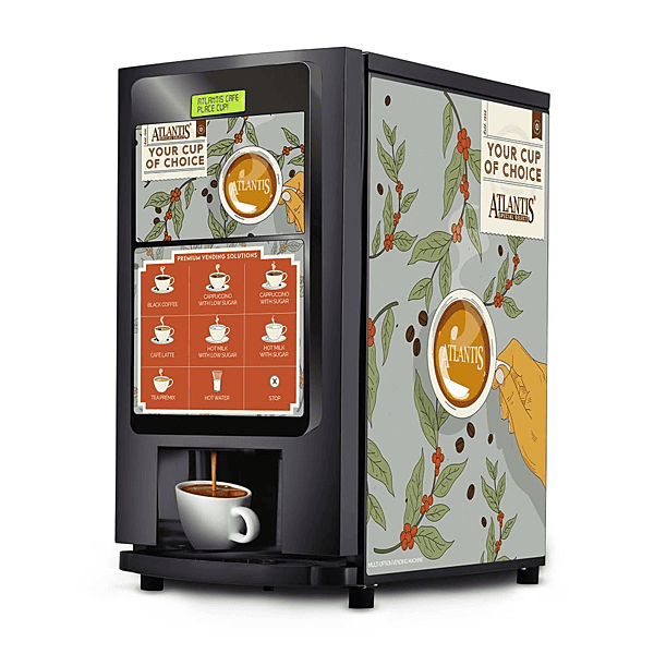 CONVENIENCE YOUNG 原画 Atlantis Special Select Coffee & Tea Vending Machine | For Offices